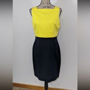 Lauren Ralph Lauren Color Block Sheath Dress Size 8